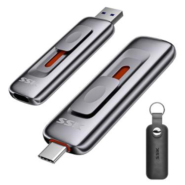 Imagem de SSK Pen Drive USB 2TB USB3.2 1000MB/S Dual Head Thumb Drive