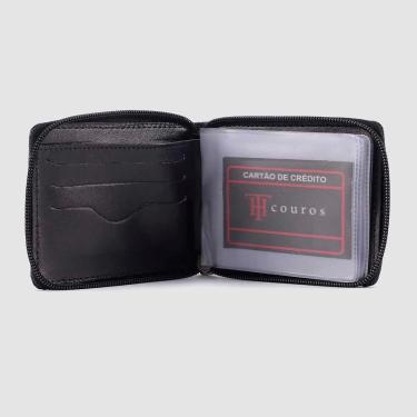 Imagem de Carteira Tom Hill Couro Legitimo Com Fecho Masculina 1707-Masculino