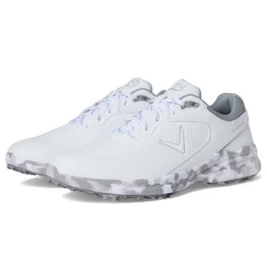 Imagem de Callaway Tênis de golfe masculino Solana TRX v3, Branco/Cinza, 11.5 Wide