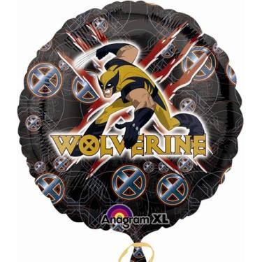 Imagem de Anagram Birthday Mylar Foil Multicolor 18" Balloon Premium Quality & Eye-catching Design Perfect for Kids Parties & Entertainment Perfect for Wolverine X-men's Deadpool's Parties & Themed Events
