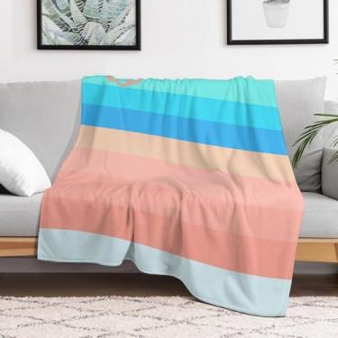 Imagem de Cobertor colorido pata de cachorro flanela macia cobertores quentes decoração para sofá sofá quarto cobertor presentes para crianças adultos 101,6 cm x 127 cm