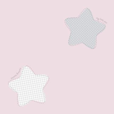 Imagem de Papel De Parede Lullaby Estrela Polaris Rosa 2242 - Rolo 10m X 0,53m