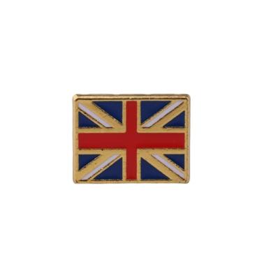 Imagem de BLEOUK Broche de bandeira britânica da Inglaterra Lembranças Presente Britânico Londres Reino Unido Reino Unido Broche Joias, 1, Aço inoxidável, Sem Pedra Preciosa