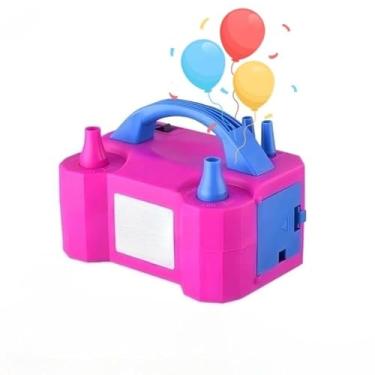 Imagem de Inflador Elétrico de Balões Bexigas Festa Ornamentação Bomba de Encher Bola de Festas，com 2 Bicos，Bomba infláv(220V)