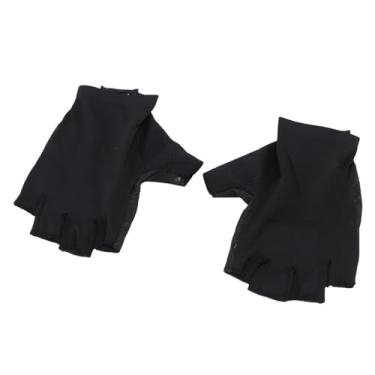 Imagem de XUXHOU Luvas de Bicicleta de Meio Dedo, Luvas de Ciclismo Respiráveis ​​com Almofadas de Palma Impressas Em 3D para Absorção de Choque, de Equitação Esportiva Masculina e Feminina para Ciclismo de (L)