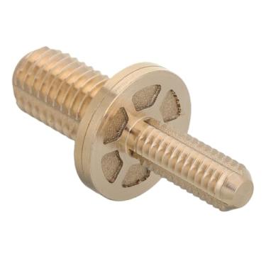 Imagem de OHPHCALL Haste de extensão de taco de sinuca de bilhar parafuso de latão ponta de bastão conector de hardware para reparo