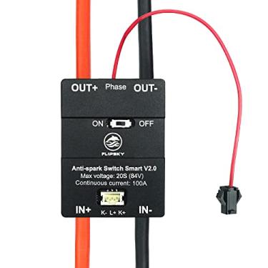 Imagem de FLIPSKY Interruptor Antifaísca Inteligente Aprimorado Com Botão Led De 16 Mm E 300 A Para Skate Elétrico/Bicicleta Elétrica/Scooter/Robôs