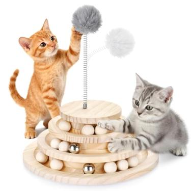 Imagem de Esconderijo de hamster de camada dupla, casa de hamster, cabana de madeira com escada de escalada, túnel multicâmara, exploração de habitat, plataforma de decoração de habitat para ratos sírios gerbil