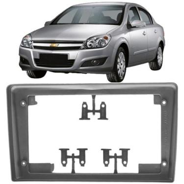 Imagem de Moldura 9 Polegadas Vectra Hatch Sedan 2006 à 2012 Grafite Painel Cent