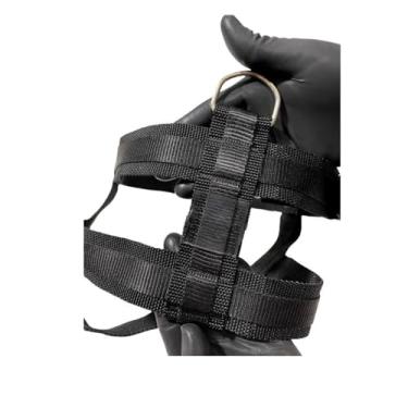 Imagem de Peitoral Coleira + Guia Para Cachorro Resistente Seguro Confortável Pet(Preto,M)