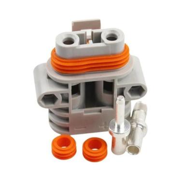 Imagem de Conectores De Energia Para Cabo De Empilhadeira Cinza 50 Amp 600V 6 AW