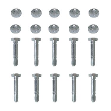 Imagem de YMHYJY Serve em pinos e porcas de cisalhamento para Arriens 532005 53200500 510016 51001600 arremessadores de neve (pacote com 10)