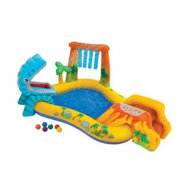 Imagem de WeiLaiKeQi Piscina inflável para crianças, centro de recreação inflável, brinquedo aquático, casa de brinquedo, piscina, piscina para crianças, jardim, quintal