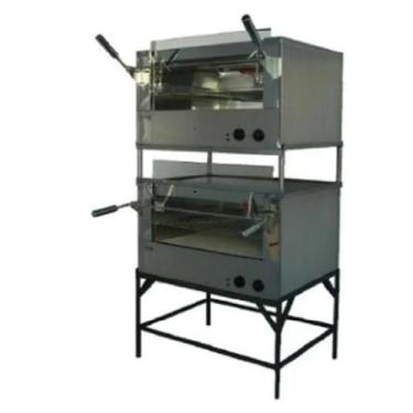 Imagem de Forno Inox Duplo Cavalete Elétrico Fritomaq 500º 110x97, 220V