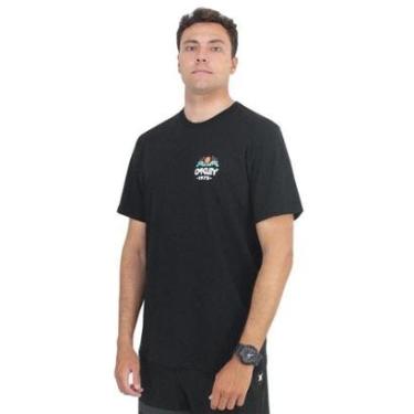 Imagem de Camiseta Oakley Sun Waves Tee Black-Unissex