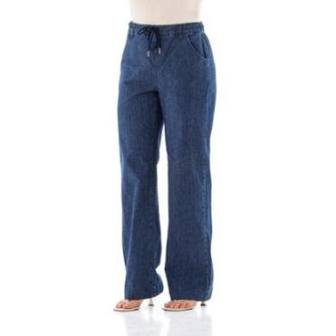 Imagem de Calça Jeans Feminina Arauto Wide Leg Leve-Feminino
