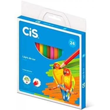Imagem de Lápis De Cor Com 24 Cores Cis Plastic - 45.1300