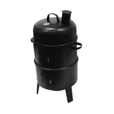 Imagem de Ｂｅｓｇａ Churrasqueira vertical Churrasqueira Churrasqueira Fogão de inverno Fogueira portátil Churrasqueira a carvão Termômetro para caminhadas Jardim Viagem