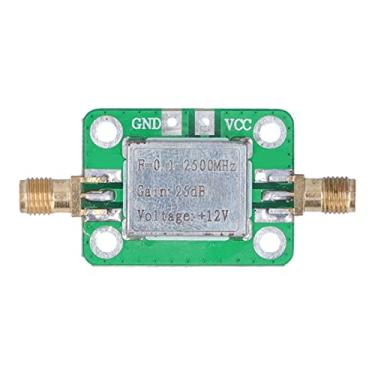 Imagem de KIMISS Amplificador de Banda Larga RF 0,12500 MHz, 12 V 45 MA, Ganho de 25 DB, Baixo Ruído, LNA Fêmea SMAK, Ideal para Comunicação Sem Fio e Aplicações de RF