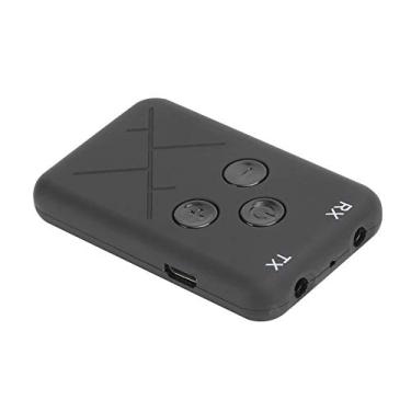 Imagem de SUNGOOYUE Receptor Transmissor de áudio 5.0 2 Em 1, Material ABS, Alcance de 33 Pés, Bateria de 600mAh, 8 Horas de Tempo de Trabalho, Com Cabo USB, para PC de TV Em Casa de Carro