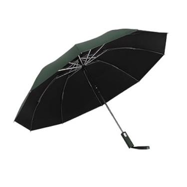 Imagem de LMJYU Guarda-chuva automático puro chuva ensolarado chuvoso negócios guarda-chuva para mulheres homens guarda-chuva dobrável à prova de vento