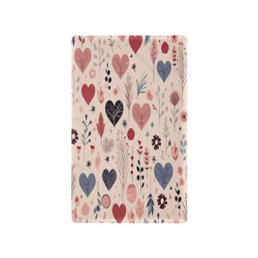 Imagem de Wassud Placa de cobertura de interruptor de luz em forma de corações coloridos, capas de tomadas duplex, placa de parede, decoração de casa, sala de estar, quarto, decoração