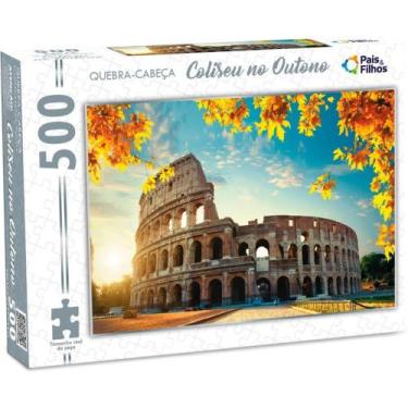 Imagem de QUEBRA-CABEÇA Cartonado Coliseu NO Outono 500 Peças - Pais e Filhos