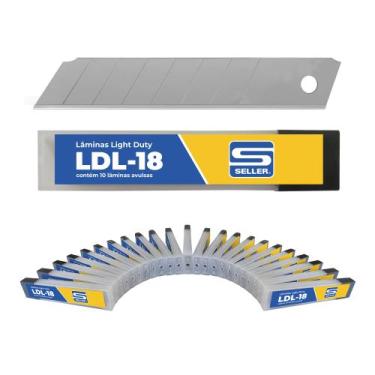 Imagem de Lâmina Larga para Estilete LDL-18 Seller de 18mm Aço Carbono  24 tubos