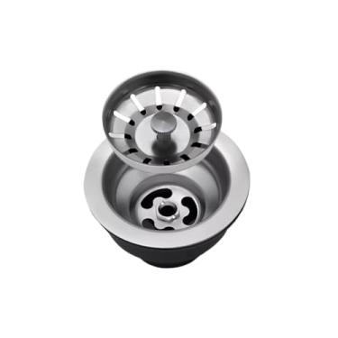 Imagem de Válvula Pia Cozinha Americana Escoamento 3 1/2" Aço Inox(1 Unidade)