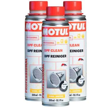 Imagem de Kit 3 Aditivos Para Limpeza Motores a Diesel Motul Dpf Clean Efs