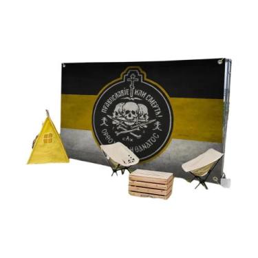 Imagem de Bandeira Russa Para Festa Ao Ar Livre, Piquenique, Camping, Decoração 