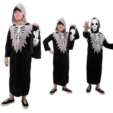 Imagem de Kit Fantasia de Halloween Esqueleto Egon 6 a 9 Anos