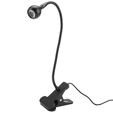 Imagem de SPYMINNPOO Lâmpada de Mesa LED USB Mini Luz de Mesa Com Clipe Ajustável Branco Alumínio Quente 3W para Estudo de Leitura Em Casa (Luz Branca)
