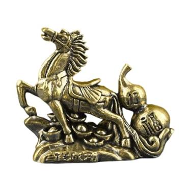 Imagem de Generic Estátua de Cavalo para Decoração do Ano Chinês de 2026, Lembrança de Bênção, Escultura Ornamental para Armário, Mesa, Centro de Mesa ou Lareira, Style H