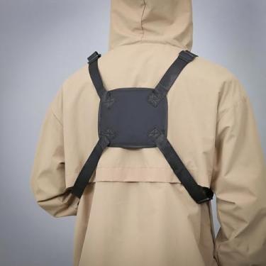 Imagem de Pochete Mochila Frontal Peito Tática Caminhada Ciclismo Celular