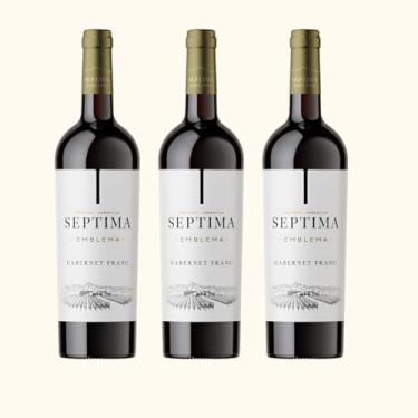 Imagem de Kit Vinho Septima Emblema Cabernet Franc (3 Garrafas)