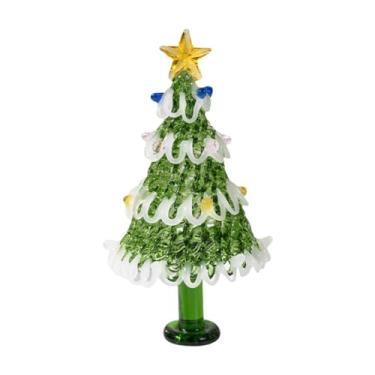 Imagem de CarpNettore Estatueta de árvore de Natal, Decoração de árvore de Natal, Enfeite de Mesa Colecionável, Estátua de árvore de Natal, Decoração Natalina para Mesa, Style B, Tamanho real