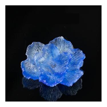 Imagem de porta-vara de incenso Queimador de incenso arame vitrificado feito à mão para suporte anti-derramamento em bastão para sala chá(Blue)