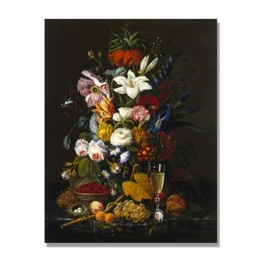 Imagem de NHLDZYH Arte de parede em tela colorida para especiarias e colher de tempero | Decoração de cozinha vintage | Arte moderna para casa e sala de jantar. B112. Tela de 50 x 65 cm - 19,7 x 25,6 pol