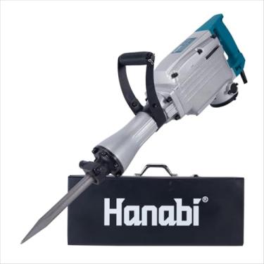 Imagem de Martelete Demolidor 30kg 45J Para Concret 1240W 110V Pesado, Martelo Demolidor 15kg Profissional com Maleta + Cinzel (110V)