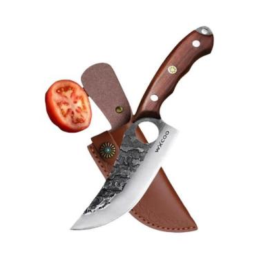 Imagem de Conjunto De 1-11 Peças De Facas De Cozinha Magnéticas Forjadas Com Cab