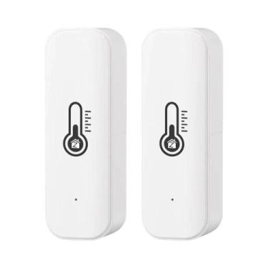 Imagem de Sensor De Temperatura E Umidade Para Casa Inteligente Tuya Zigbee WiFi