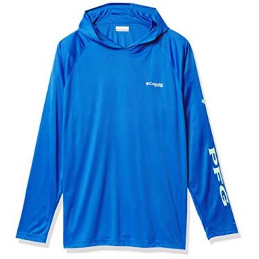 Imagem de Columbia Moletom masculino com capuz Terminal Tackle, azul vívido/logotipo Key West, XGG