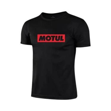 Imagem de Camiseta Casual Masculina RACEROOM Com Gráfico De Óleo Motul, Poliéste