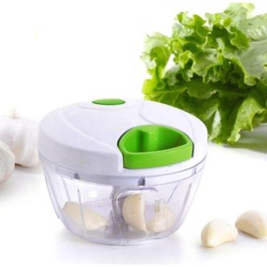 Imagem de Triturador De Alho Mini Processador Manual Legumes Alimentos Utensílio