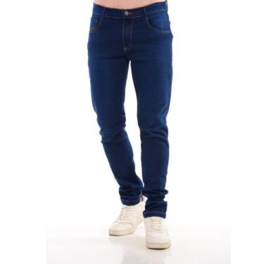 Imagem de Calça Jeans Masculina Skinny Com Elastano Lycra - Volgue, Jeans escuro