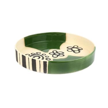 Imagem de Pires de plantas Criatividade com Bandeja de Cerâmica para Arranjos Florais Mesa Estampa Floral