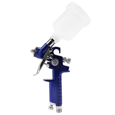 Imagem de Naroote Bico Profissional de 0,8/1,0 Mm Mini Pistola Pneumática de 125 Ml para Reparo de Pintura de Automóveis, Pistola de Pulverização Leve por Gravidade para Automóveis, Móveis, Brinquedos,