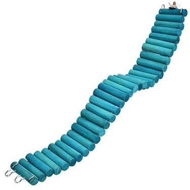 Imagem de CUOFYUNL 6 * 50 CM Pet Hamster Papagaio Escalando Escada Macia Ponte Suspensa Brinquedo Pássaros