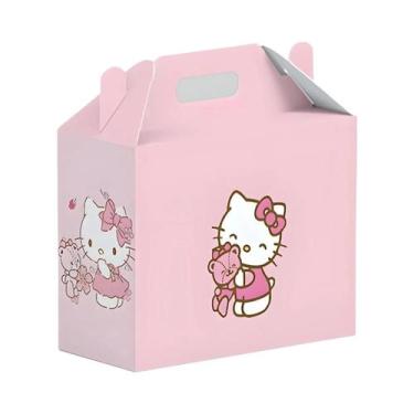 Imagem de Bolsas De Embalagem De Doces Para Festa De Aniversário Hello Kitty 5pc